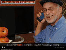 Tablet Screenshot of noahalperconsulting.com
